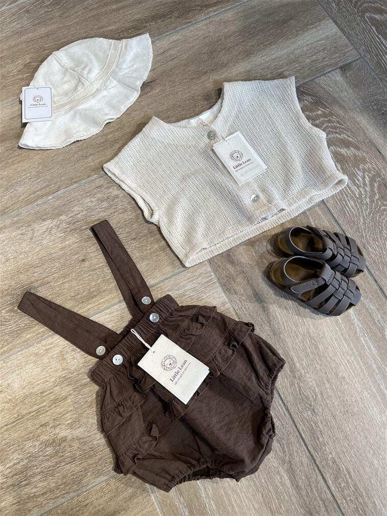 Ll Baby Ruffle Bloomer Brown