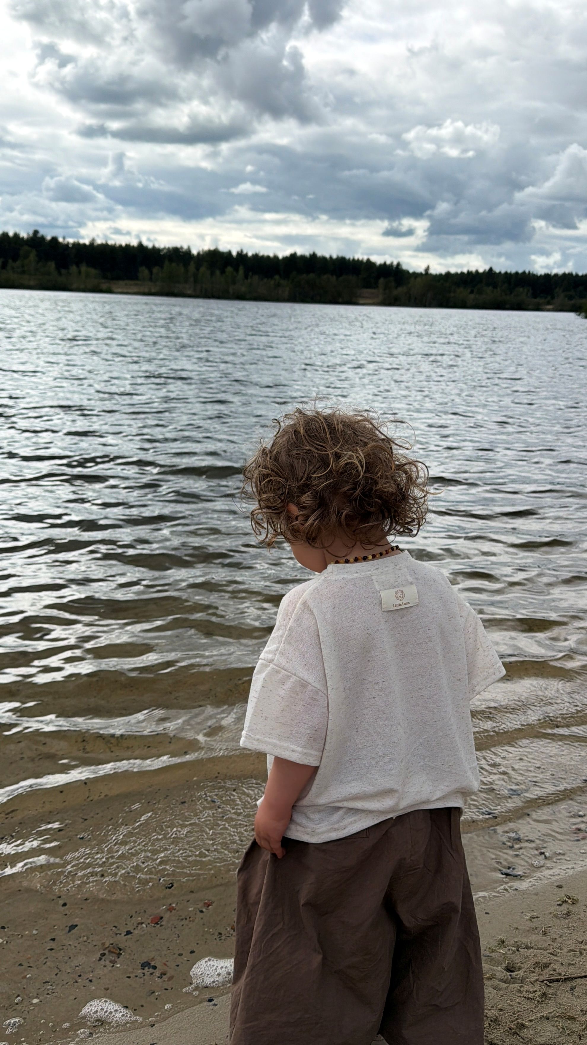 LITTLE LEAN LINNENLOOK TEE CREAM