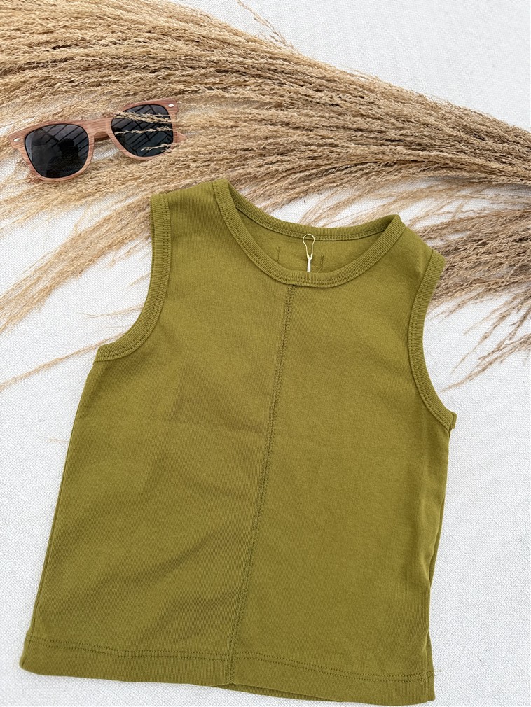 Basic Tee Eden Sleeveless Green