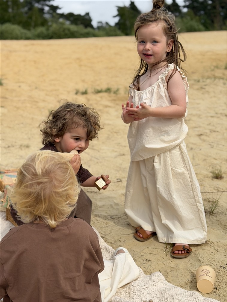 Ll Little Nomad Pants Wide Cream