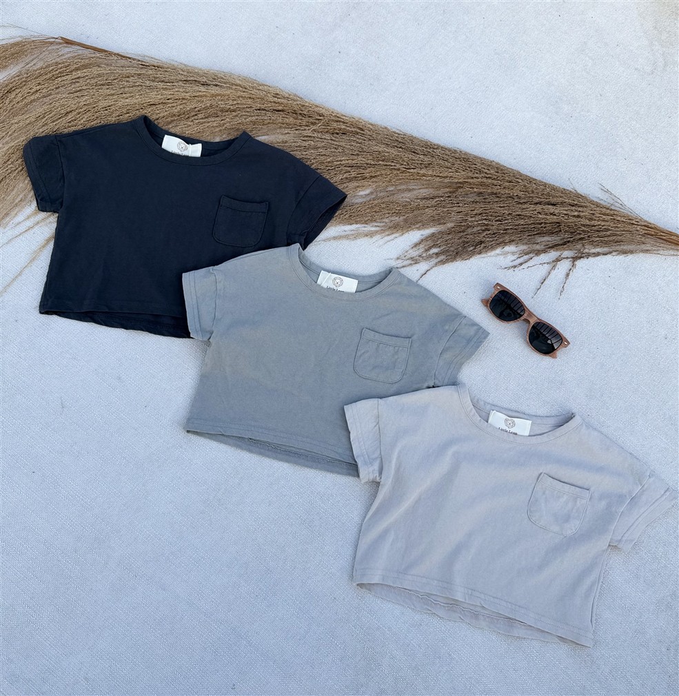 Ll Cloud Pocket Tee Gray