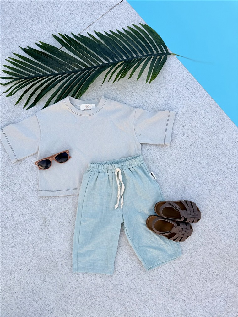 Cotton Chino Pants Mint