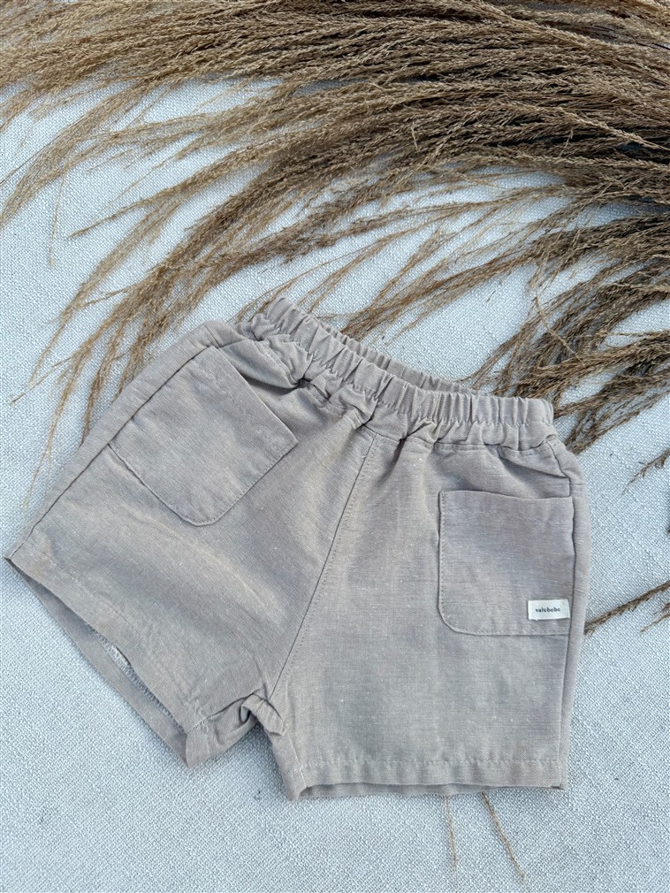 Henri Pocket Shorts Beige