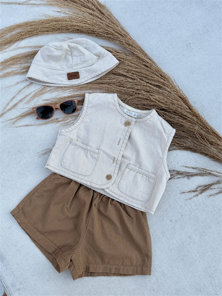 Cotton Shorts Camel